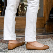 Orlaven Scrunch | Tan Embossed footwear image 6