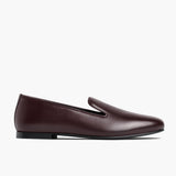 Burgundy Full-Grain leather Boots - Goodyear Welt Construction & Front Toe Box Detail