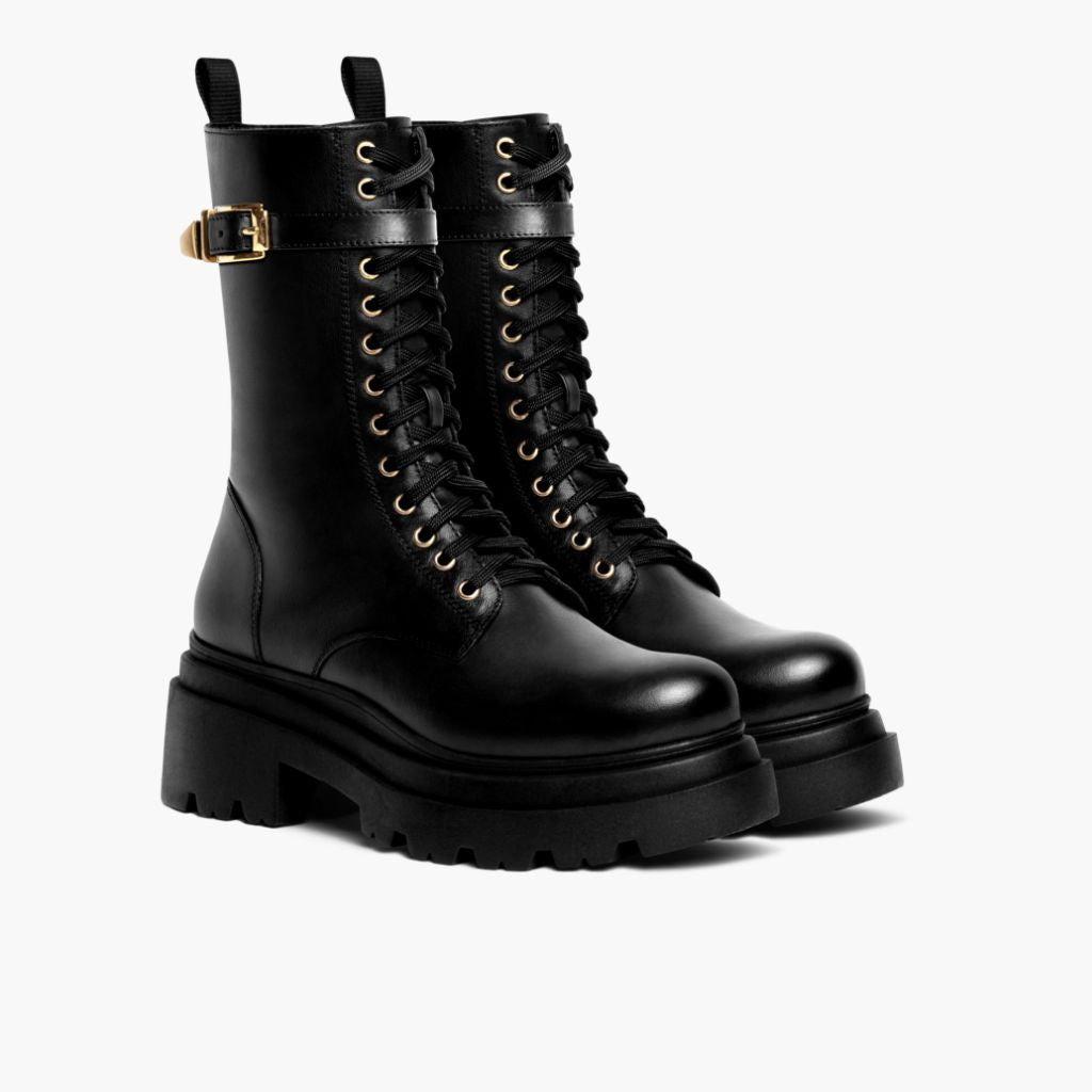 Orlaven Fatale | Black & Gold footwear image 1