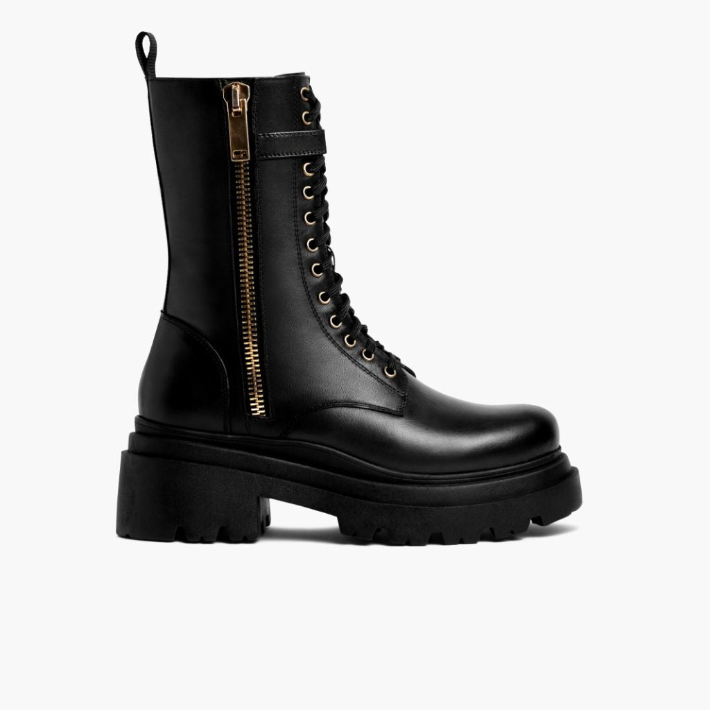 Orlaven Fatale | Black & Gold footwear image 3