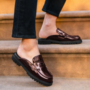Orlaven Penny Mule | Burgundy footwear image 7