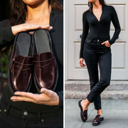 Orlaven Penny Mule | Burgundy footwear image 8