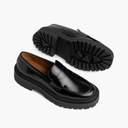 Orlaven Penny Platform | Black footwear image 4