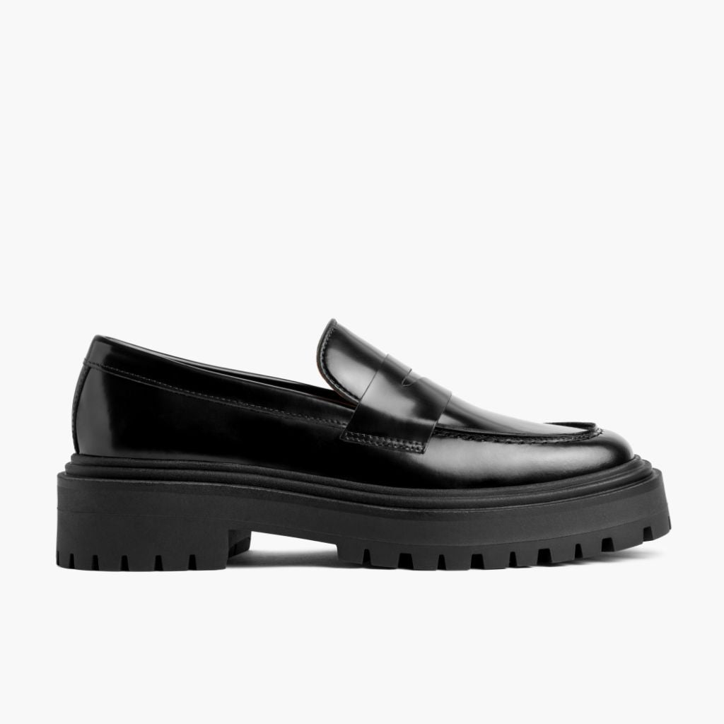 Orlaven Penny Platform | Black footwear image 2