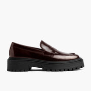 Orlaven Penny Platform | Burgundy footwear image 2