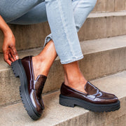 Orlaven Penny Platform | Burgundy footwear image 6