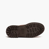 Authentic Full-Grain Leather Grain Depth & Pull-Up Patina Texture Detail