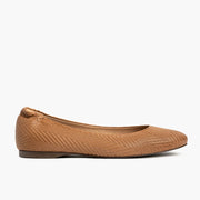 Orlaven Scrunch | Tan Embossed footwear image 2