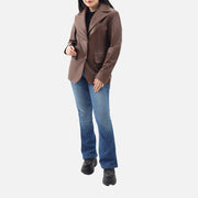 Vento Leather Blazer