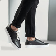 Orlaven Carter Runn Black Leather Sneakers footwear image 10