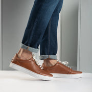 Orlaven Carter Runn Brown Leather Sneakers footwear image 10