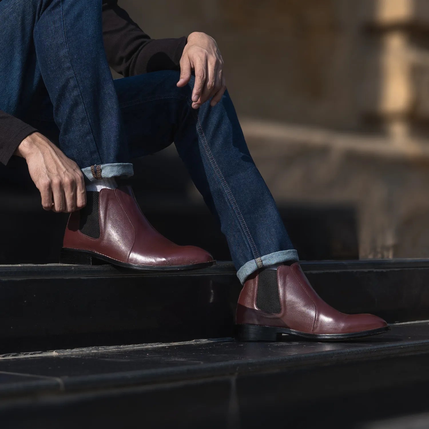 Orlaven Clarkson Chelsea Brown Leather Boots footwear image 10