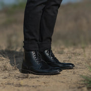 Orlaven Duster Brogues Derby Black Leather Boots footwear image 10