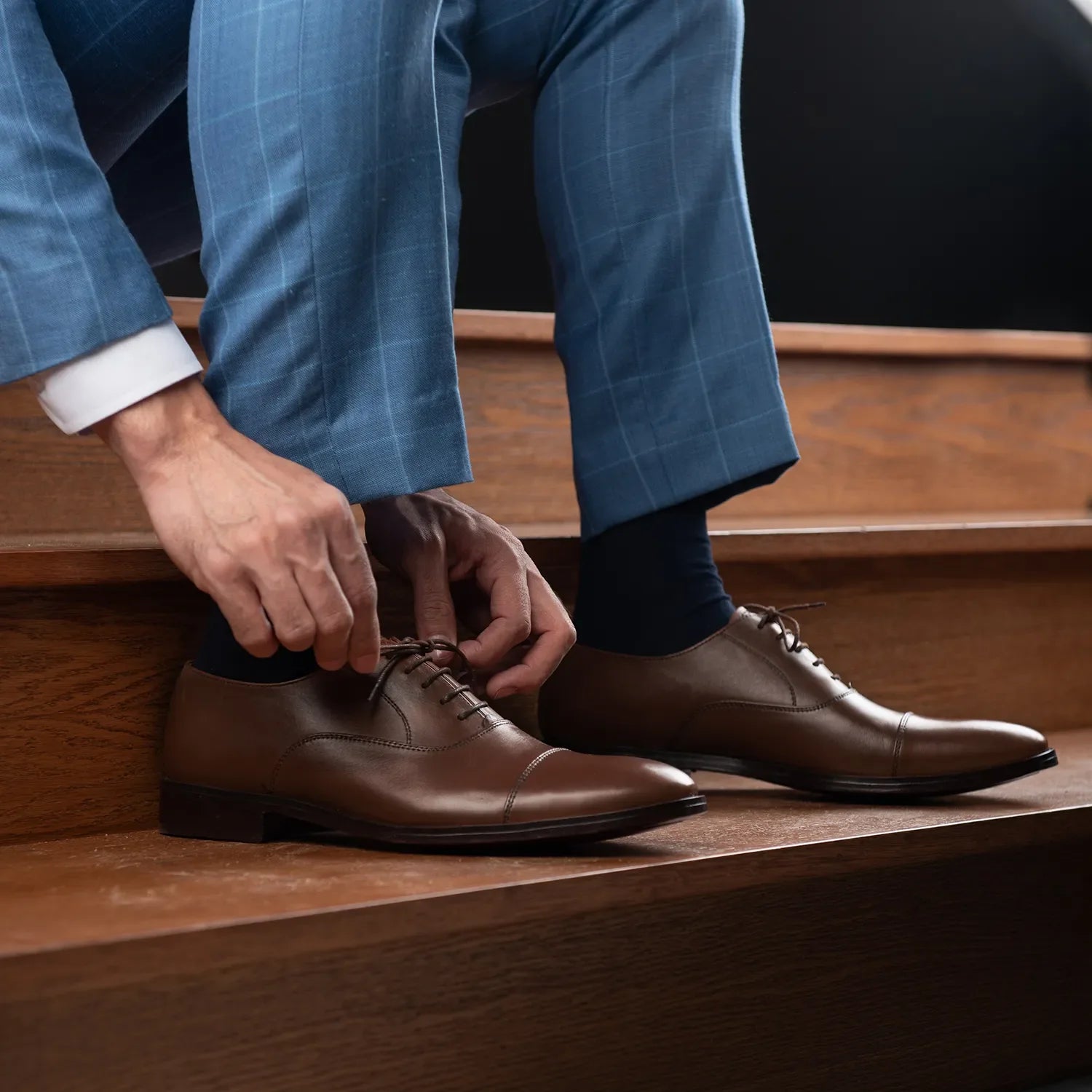 Orlaven Professor Oxford Brown Leather Shoes footwear image 10