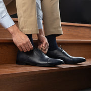 Orlaven Professor Oxford Black Leather Shoes footwear image 10