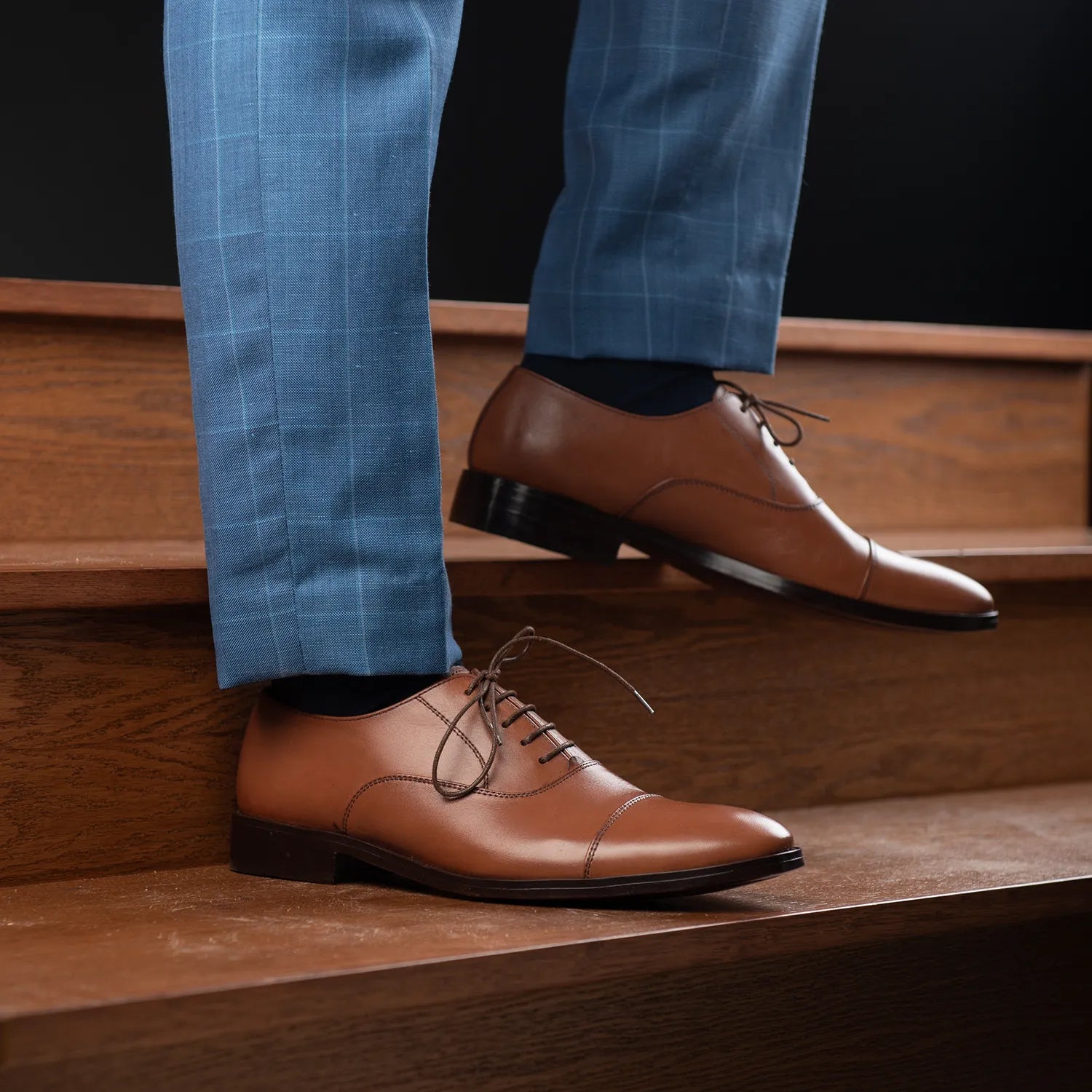Orlaven Professor Oxford Tan Leather Shoes footwear image 10