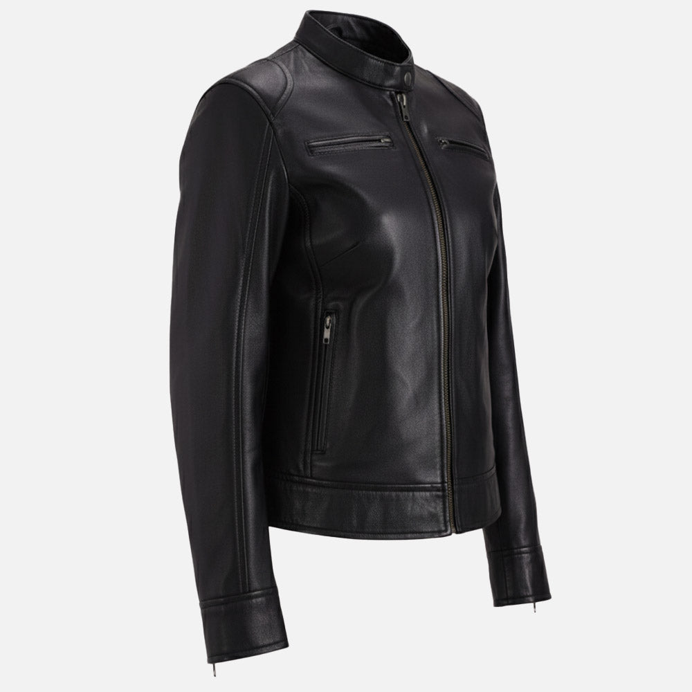 Nera Notte Leather Biker Jacket