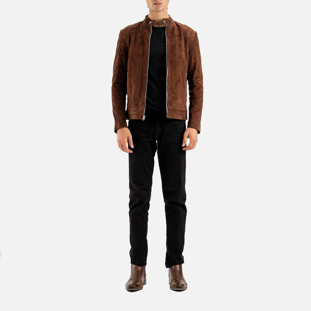 Canazei Suede Bomber Jacket - image 9