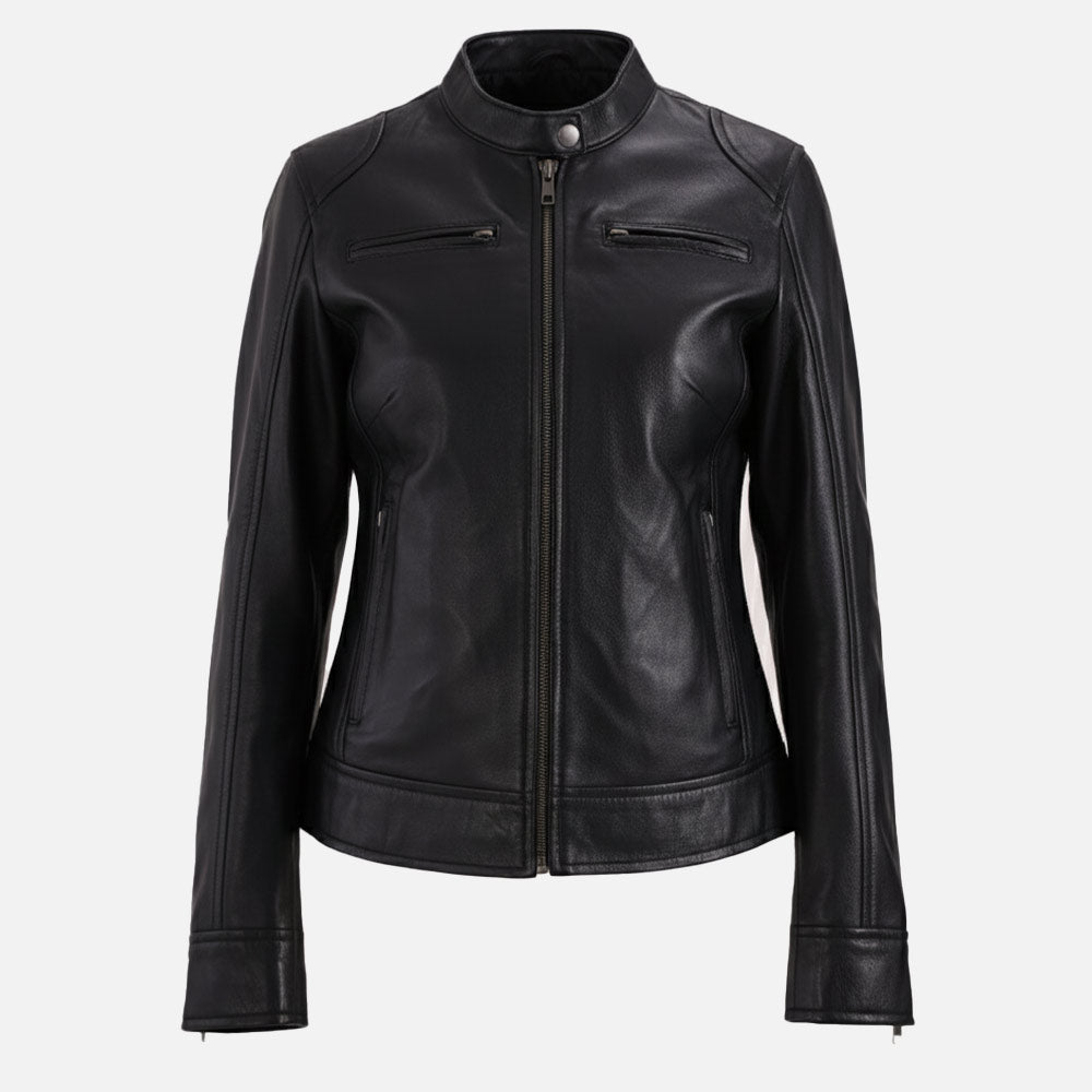 Nera Notte Leather Biker Jacket