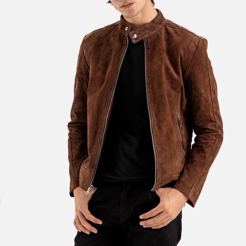 Canazei Suede Bomber Jacket - image 1
