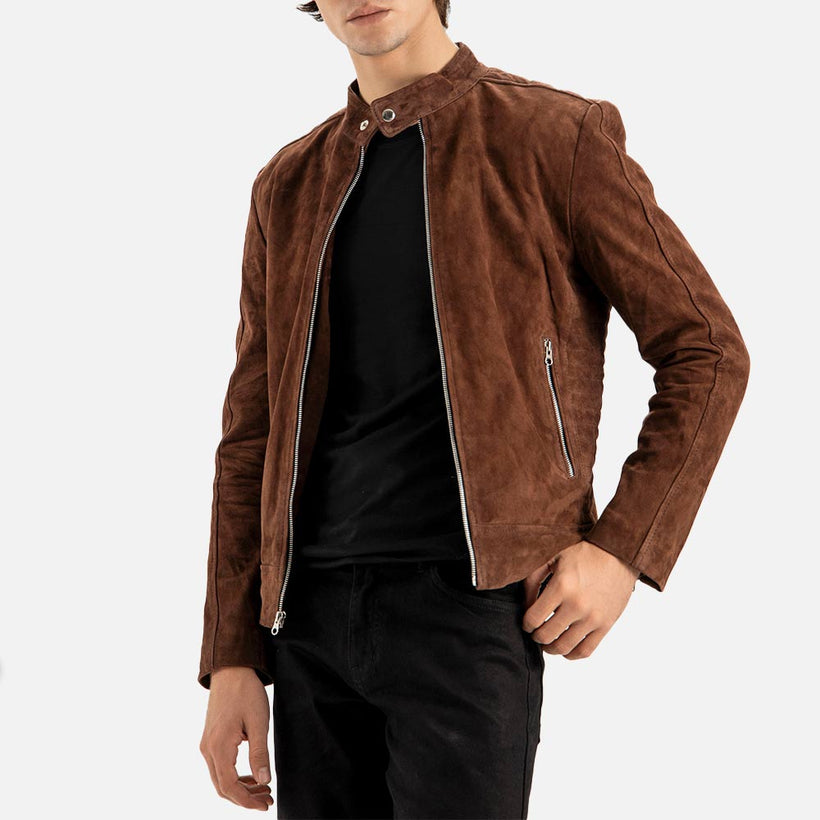Canazei Suede Bomber Jacket - image 1