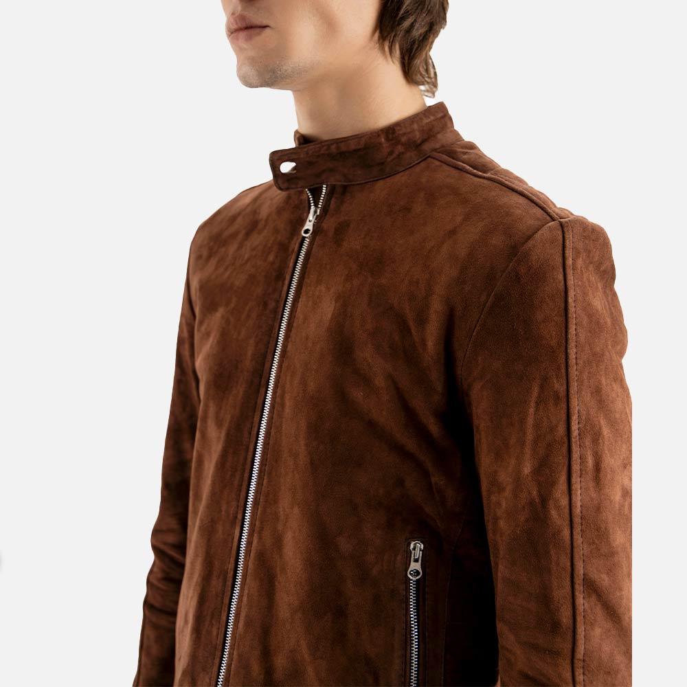 Canazei Suede Bomber Jacket - image 7