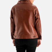 Gran Paradiso Leather Trucker Jacket