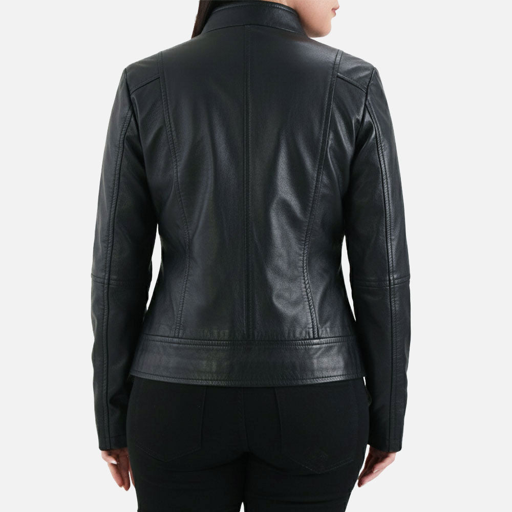 Sestriere Leather Biker Jacket