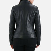 Sestriere Leather Biker Jacket