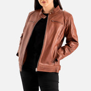Nera Notte Leather Biker Jacket