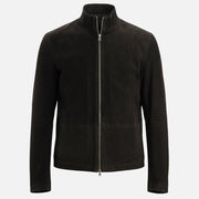 Cervino Black Suede Biker Jacket - image 11