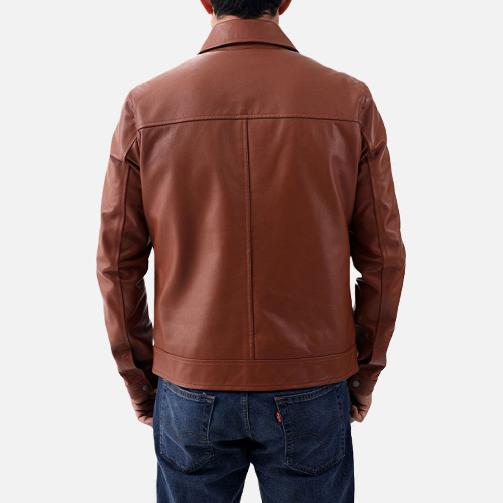 Tropea Tan Leather Jacket - image 5