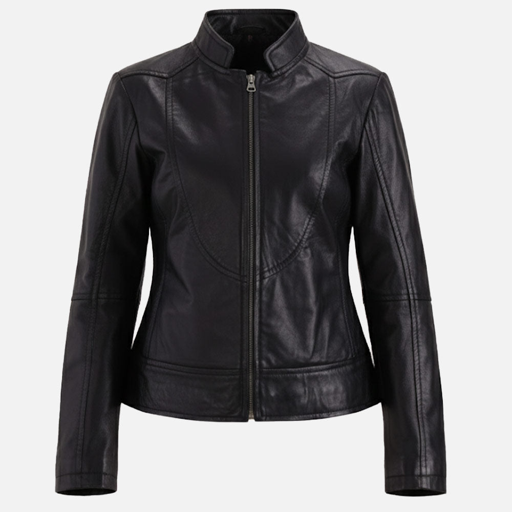 Sestriere Leather Biker Jacket