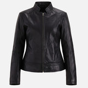 Sestriere Leather Biker Jacket