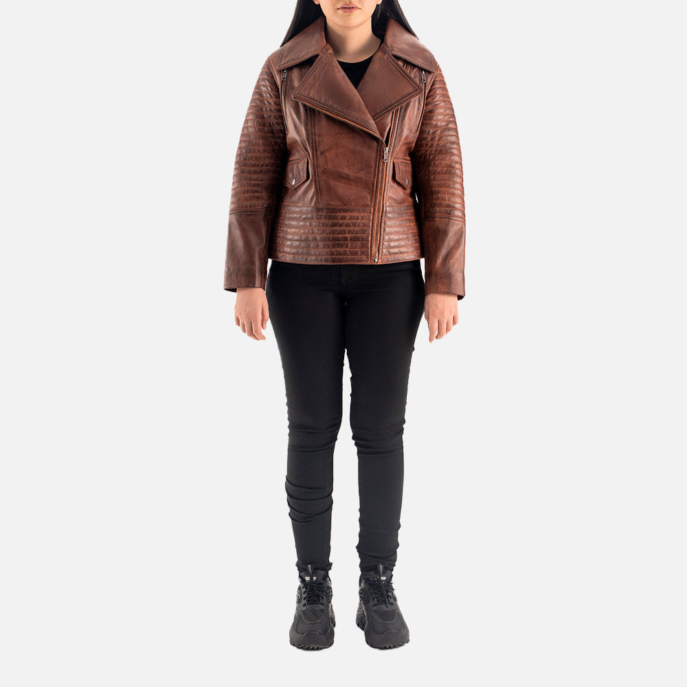Valle Leather Biker Jacket