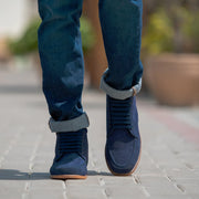 Orlaven Bearman Moc Toe Blue Suede Boots footwear image 7