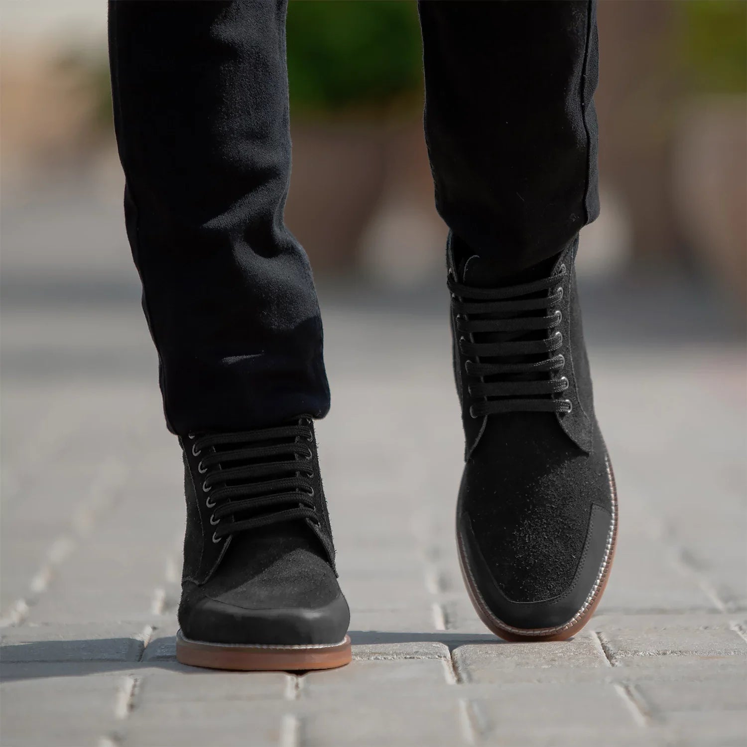 Orlaven Carnell Moc Toe Black Suede Boots footwear image 10