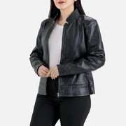Sestriere Leather Biker Jacket
