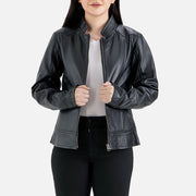 Sestriere Leather Biker Jacket