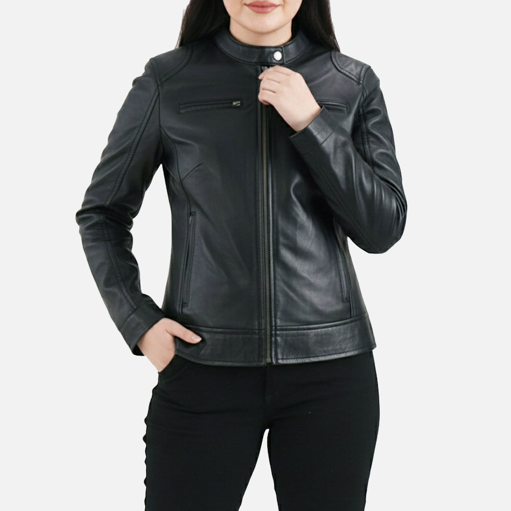Nera Notte Leather Biker Jacket