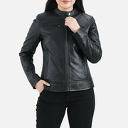 Nera Notte Leather Biker Jacket