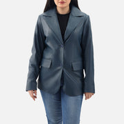 Vento Leather Blazer