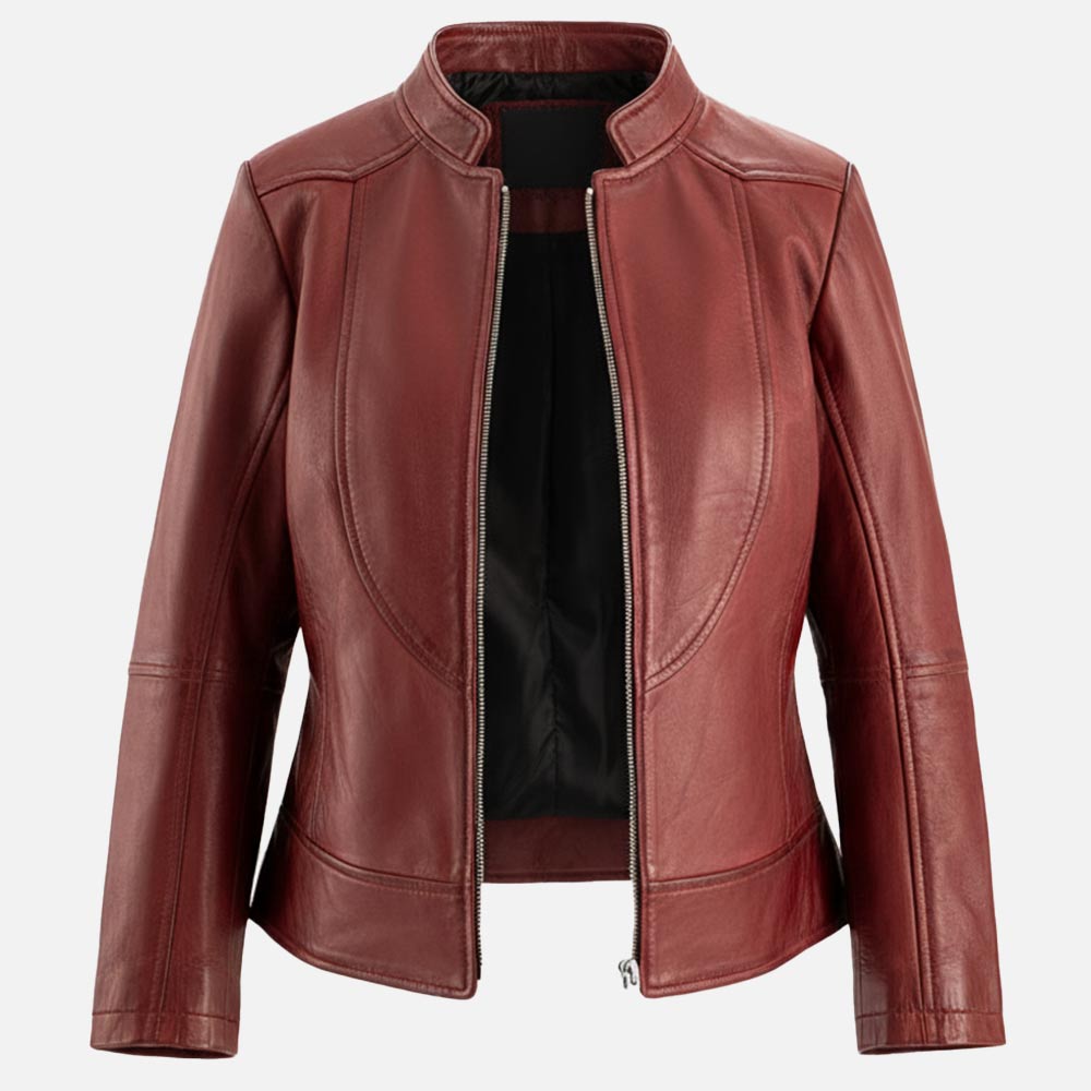 Sestriere Leather Biker Jacket