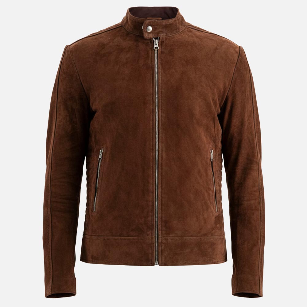 Canazei Suede Bomber Jacket - image 10