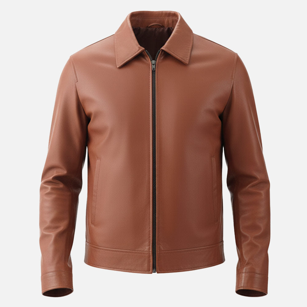 Tropea Tan Leather Jacket - image 7