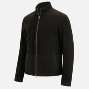 Cervino Black Suede Biker Jacket - image 12