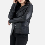 Valle Leather Biker Jacket