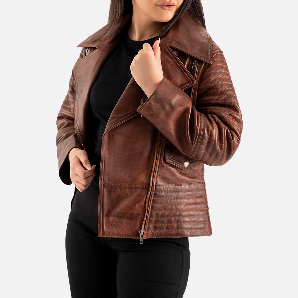 Valle Leather Biker Jacket