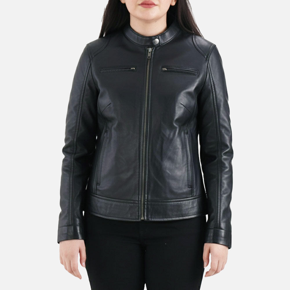 Nera Notte Leather Biker Jacket