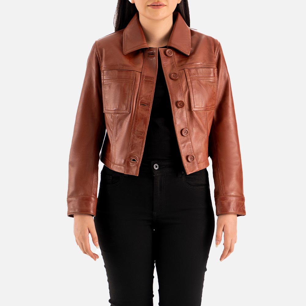 Capri Leather Biker Jacket